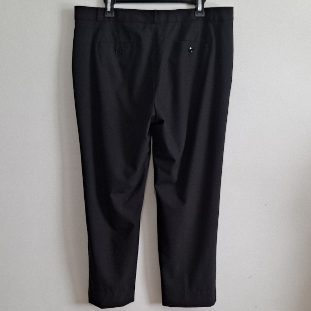 Banana Republic Black Pants Size 14 Avery Wool Blend - Picture 3 of 8